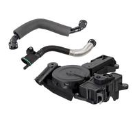 FEBI BILSTEIN Ölabscheider, Kurbelgehäuseentlüftung mit Schlauch schwarz für SKODA VW SEAT AUDI 06H103495H 06H103495ADS2 06J103213BS1 176481