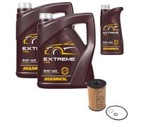 FEBI BILSTEIN Ölfilter 11L MANNOL Extreme 5W-40 für BMW 5er G30 F90 M 550i