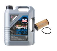 FEBI BILSTEIN Ölfilter 5L Liqui Moly Top Tec 4600 5W-30 für Mercedes-Benz