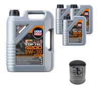 FEBI BILSTEIN Ölfilter 8L Liqui Moly Top Tec 4200 5W-30 für Isuzu D-Max II TFR