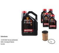 FEBI BILSTEIN Ölfilter 9L Motul 8100 X-clean+ 5W30 für BMW 6 Gran Coupe F06