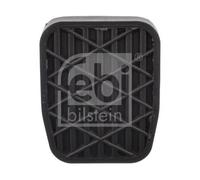 FEBI BILSTEIN Pedalbelag, Kupplungspedal febi Plus Schwarz (101011)