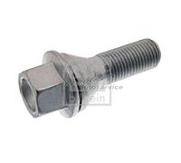 febi bilstein 46654 Radschraube M14 x 1.5 Kegelbund, 1 Stück, Silber