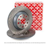 FEBI BILSTEIN Bremsscheibe hinten rechts links voll 290mm für RENAULT NISSAN 108445