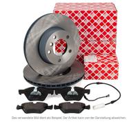 febi Bremsscheiben Ø 312mm + Beläge Sensor für BMW 3er E90-E93 ab 04.2011 vorne