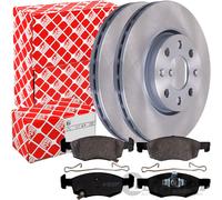 FEBI BREMSSCHEIBEN 257mm + BELÄGE VORNE für OPEL CORSA E Bj. 2014 - 2019