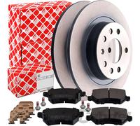 FEBI BREMSSCHEIBEN 278mm + BELÄGE HINTEN passend für OPEL ASTRA H + ZAFIRA B
