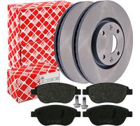 Febi Bremsscheiben Ø283mm + Beläge Vorne Für Citroen C3 C4 + Peugeot 206 207 307 Bremsscheibe: A.b.s.: 17338 Abakus: 23103008 Abakus: 231030082 Aic