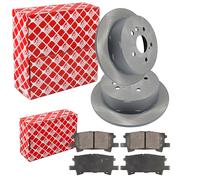 Febi Bremsscheiben 288mm + Bremsbeläge Hinten Passend Für Lexus Rx U3 Bremsbelagsatz Scheibenbremse: A.b.s.: 37459 Abakus: 23102184 Aisin: A2n111 A