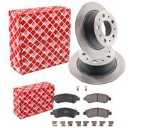 Febi Bremsscheiben 300mm + Beläge Hinten Passend Für Fiat Ducato Boxer Jumper Bremsscheibe: A.b.s.: 17767 Abakus: 23104136 Abakus: 231041362 Aisin: