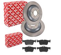 FEBI BREMSSCHEIBEN 302mm + BELÄGE HINTEN passend für FORD KUGA 3 III