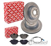 FEBI BREMSSCHEIBEN 330mm + BELÄGE HINTEN passend für BMW X3 X4 iX3 G01 G02 G08