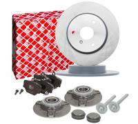 FEBI Bremsscheiben Beläge Radlager Satz Vorne für SMART FORTWO 450 451 452