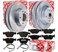 FEBI BREMSSCHEIBEN + BELÄGE VORNE+HINTEN passend für BMW X1 E84 ab 03.2010