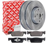 FEBI BREMSSCHEIBEN + BELÄGE VORNE passend für RENAULT CLIO 4 TWINGO 3 SMART 453