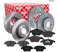 FEBI BREMSSCHEIBEN + BELÄGE + WARNKONTAKT VORNE + HINTEN BMW 1 3 F20 F21 F30