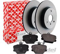 febi BREMSSCHEIBEN + BREMSBELÄGE VORNE für alle SMART I 450 II 451 FORTWO 98-14