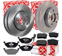 Febi Bremsscheiben Vorne + Hinten Passend Für Vw Polo 6r 6c Audi A1 8x Bremsbelagsatz Scheibenbremse: A.b.s.: 35351 A.b.s.: 36623 A.b.s.: 366231 A.