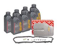 febi Getriebefilter Satz + 7L ORIGINAL Getriebeöl für MERCEDES 7-Gang 722.9