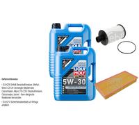 FEBI Inspektionspaket 10L LIQUI MOLY 5W-30 Longtime High Tech für Land Rover