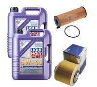 FEBI Inspektionspaket 10L LIQUI MOLY 5W-40 Leichtlauf High Tech für Audi A6