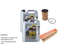 FEBI Inspektionspaket 10L LIQUI MOLY Top Tec 4100 5W-40 für BMW X6 E71 E72 M