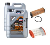 FEBI Inspektionspaket 10L Liqui Moly Top Tec 4200 5W-30 für Audi A8 4E_ 3.0 TDI