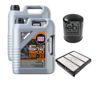 FEBI Inspektionspaket 10L Liqui Moly Top Tec 4200 5W-30 für Mitsubishi L