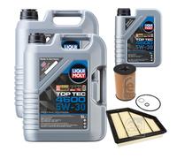 FEBI Inspektionspaket 11L Liqui Moly Top Tec 4600 5W-30 für BMW 5er G30 F90 M