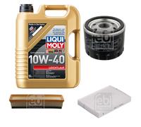 FEBI Inspektionspaket 5L LIQUI MOLY 10W-40 Leichtlauf für Dacia Logan Express