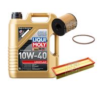 FEBI Inspektionspaket 5L LIQUI MOLY 10W-40 Leichtlauf für Peugeot 207 WA_ WC_