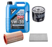 FEBI Inspektionspaket 5L LIQUI MOLY 5W-30 Longtime High Tech für Lancia Lybra