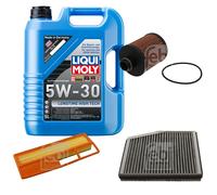 FEBI Inspektionspaket 5L LIQUI MOLY 5W-30 Longtime High Tech für Lancia Musa