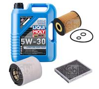 FEBI Inspektionspaket 5L LIQUI MOLY 5W-30 Longtime High Tech für VW Polo 6R_