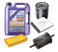 FEBI Inspektionspaket 5L LIQUI MOLY 5W-40 Leichtlauf High Tech für Citroën