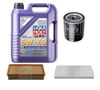 FEBI Inspektionspaket 5L LIQUI MOLY 5W-40 Leichtlauf High Tech für Citroën C8