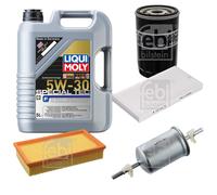 FEBI Inspektionspaket 5L LIQUI MOLY SPECIAL TEC F 5W-30 für Ford Focus DAW DBW