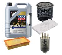 FEBI Inspektionspaket 5L LIQUI MOLY SPECIAL TEC F 5W-30 für Ford Focus Turnier