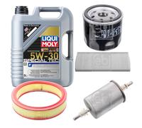 FEBI Inspektionspaket 5L LIQUI MOLY SPECIAL TEC F 5W-30 für Lancia Y 840A 1.2