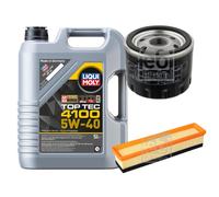 FEBI Inspektionspaket 5L LIQUI MOLY Top Tec 4100 5W-40 für Dacia Logan MCV KS_