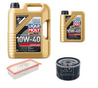 FEBI Inspektionspaket 6L LIQUI MOLY 10W-40 Leichtlauf für Dacia Logan MCV II