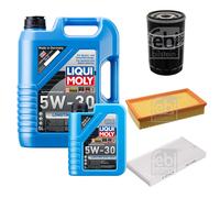 FEBI Inspektionspaket 6L LIQUI MOLY 5W-30 Longtime High Tech für Ford Transit