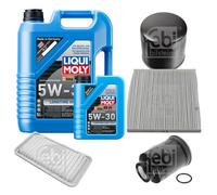 FEBI Inspektionspaket 6L LIQUI MOLY 5W-30 Longtime High Tech für Toyota Avensis