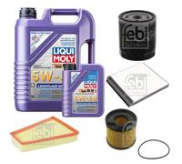 FEBI Inspektionspaket 6L LIQUI MOLY 5W-40 Leichtlauf High Tech für Citroën