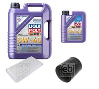 FEBI Inspektionspaket 6L LIQUI MOLY 5W-40 Leichtlauf High Tech für Mazda MX-5