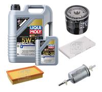 FEBI Inspektionspaket 6L LIQUI MOLY SPECIAL TEC F 5W-30 für Ford Focus DAW DBW