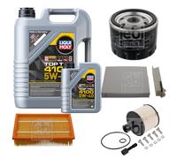 FEBI Inspektionspaket 6L LIQUI MOLY Top Tec 4100 5W-40 für Nissan NV200/Evalia
