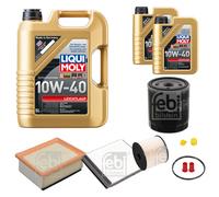 FEBI Inspektionspaket 7L LIQUI MOLY 10W-40 Leichtlauf für Citroën Berlingo MF