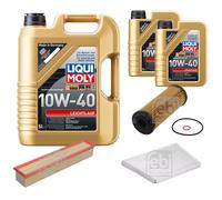 FEBI Inspektionspaket 7L LIQUI MOLY 10W-40 Leichtlauf für Mercedes C-Klasse