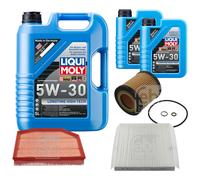 FEBI Inspektionspaket 7L LIQUI MOLY 5W-30 Longtime High Tech für BMW Z4 Coupe